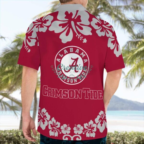 Alabama Crimson Tide Flower Cute Snoopy Smile Hawaiian Shirt Summer Gift Product Photo 4