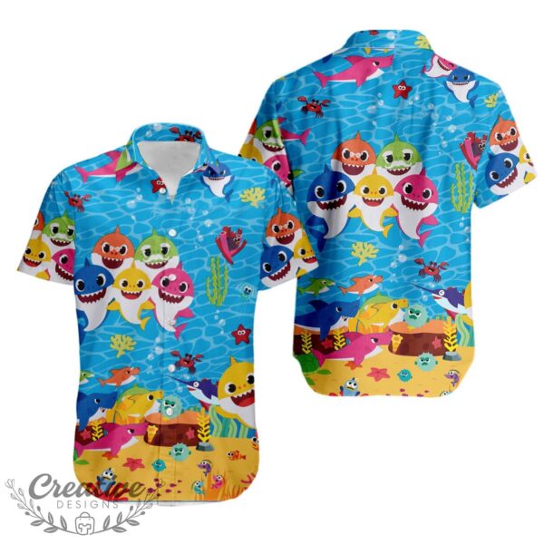 Baby Shark Hawaiian Shirt Gift For Men And Women Product Photo 1