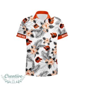 Baltimore Orioles Tropical Floral Logo Hawaiian Shirt Product Photo 2