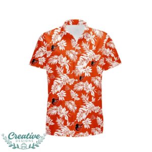 Baltimore Orioles Tropical Leaf 3D Printed Hawaiian Shirt Beach Team Gift Product Photo 2