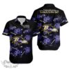 Baltimore Ravens NFL Football Custom Name Hawaiian Shirt Product Photo 1