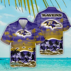 Baltimore Ravens Tropical Hawaiian Shirt Beach Funny Gift For Men And Women Product Photo 1