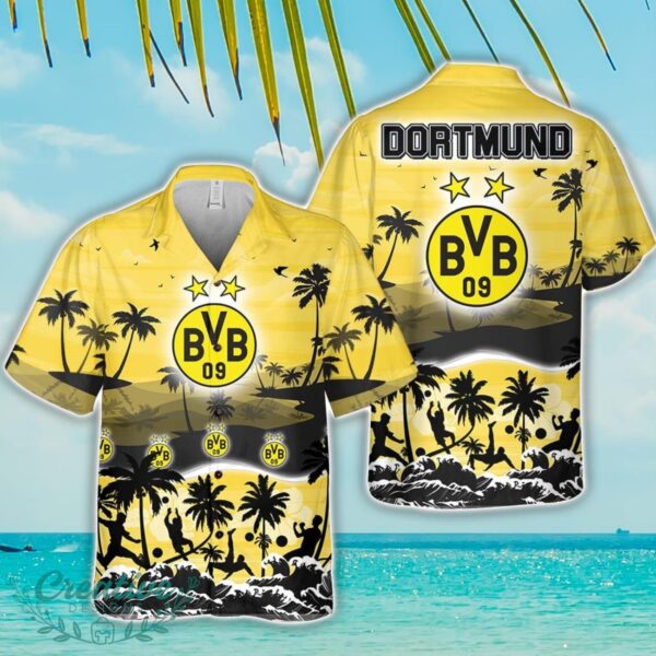 Borussia Dortmund Tropical Hawaiian Shirt Beach Funny Gift For Men And Women Product Photo 1