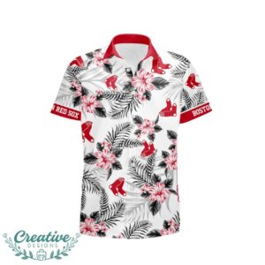 Boston Red Sox Tropical Floral Logo Hawaiian Shirt Product Photo 2