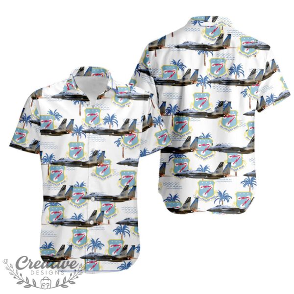 California Air National Guard 144th Fighter Wing F5C Eagle 81 0022 Hawaiian Shirt Product Photo 1