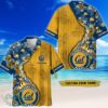 California Golden Bears Tropical Style Fireball Custom Name Hawaiian Shirt Product Photo 1