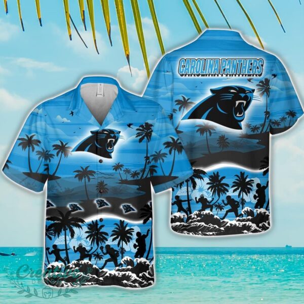 Carolina Panthers Tropical Hawaiian Shirt Beach Funny Gift For Men And Women Product Photo 1