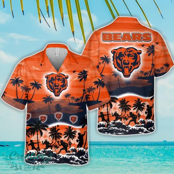 Chicago Bears Tropical Hawaiian Shirt Beach Funny Gift For Men And Women Product Photo 1