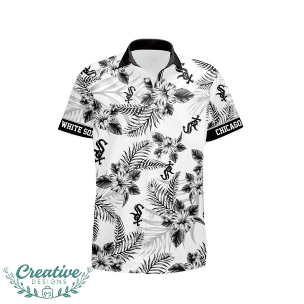 Chicago White Sox Tropical Floral Logo Hawaiian Shirt Product Photo 2