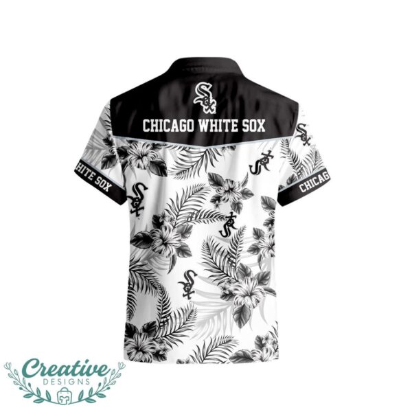 Chicago White Sox Tropical Floral Logo Hawaiian Shirt Product Photo 3