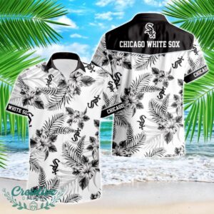 Chicago White Sox Tropical Floral Logo Hawaiian Shirt Product Photo 1