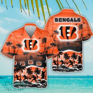 Cincinnati Bengals Tropical Hawaiian Shirt Beach Funny Gift For Men And Women Product Photo 1