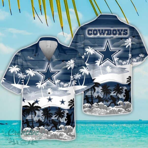 Dallas Cowboys Tropical Hawaiian Shirt Beach Funny Gift For Men And Women Product Photo 1