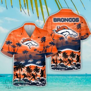 Denver Broncos Tropical Hawaiian Shirt Beach Funny Gift For Men And Women Product Photo 1