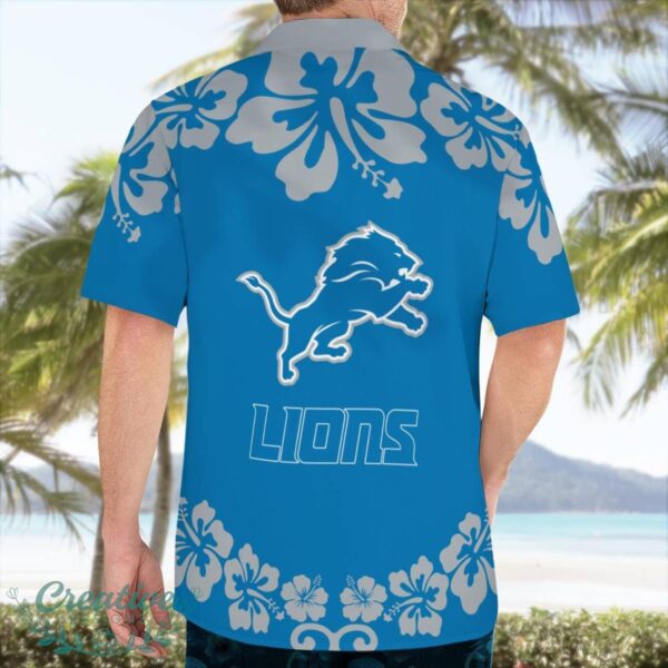 Detroit Lions Flower Cute Snoopy Smile Hawaiian Shirt Summer Gift Product Photo 4