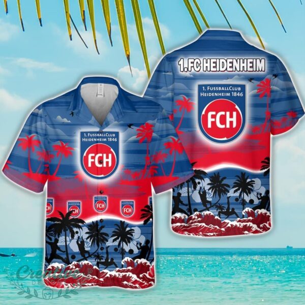 FC Heidenheim Tropical Hawaiian Shirt Beach Funny Gift For Men And Women Product Photo 1