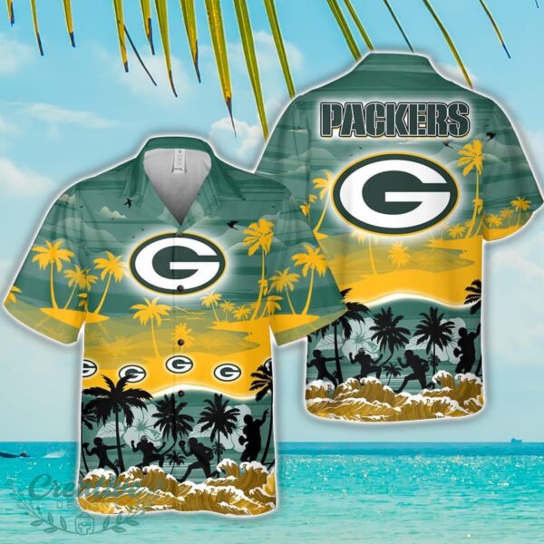 Green Bay Packers Tropical Hawaiian Shirt Beach Funny Gift For Men And Women Product Photo 1