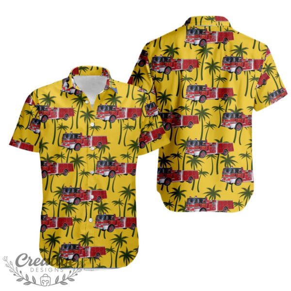 Harvey Illinois Harvey Fire Department Hawaiian Shirt Product Photo 1