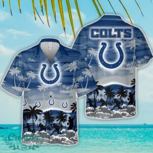 Indianapolis Colts Tropical Hawaiian Shirt Beach Funny Gift For Men And Women Product Photo 1