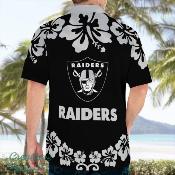 Las Vegas Raiders Flower Cute Snoopy Smile Hawaiian Shirt Summer Gift Product Photo 4