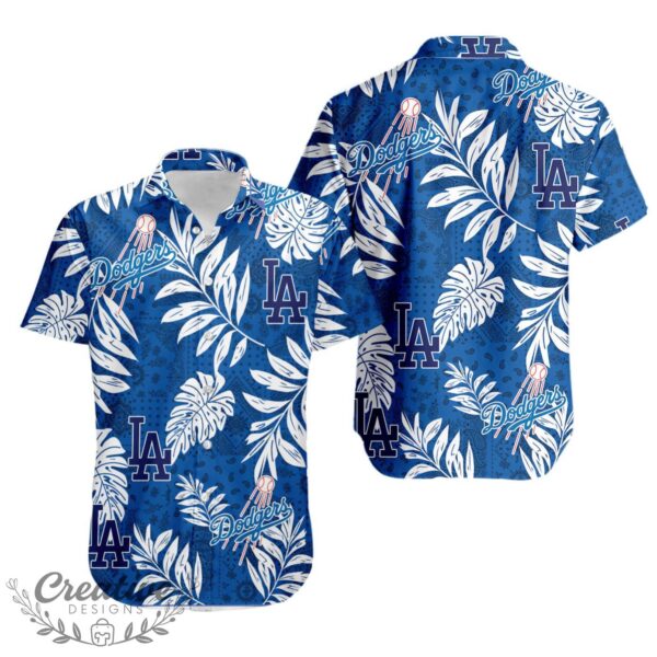 Los Angeles Dodgers Aloha Hawaiian Shirt Product Photo 1