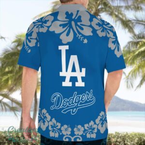 Los Angeles Dodgers Flower Cute Snoopy Smile Hawaiian Shirt Summer Gift Product Photo 4