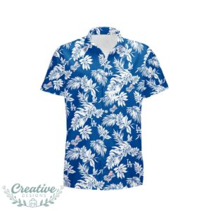 Los Angeles Dodgers Tropical Leaf 3D Printed Hawaiian Shirt Beach Team Gift Product Photo 2