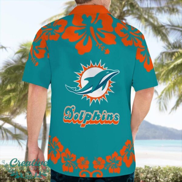 Miami Dolphins Flower Cute Snoopy Smile Hawaiian Shirt Summer Gift Product Photo 4