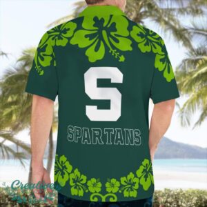 Michigan State Spartans Flower Cute Snoopy Smile Hawaiian Shirt Summer Gift Product Photo 3