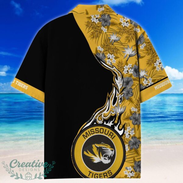 Missouri Tigers Tropical Style Fireball Custom Name Hawaiian Shirt Product Photo 3