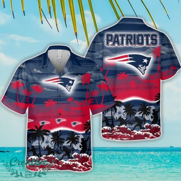 New England Patriots Tropical Hawaiian Shirt Beach Funny Gift For Men And Women Product Photo 1