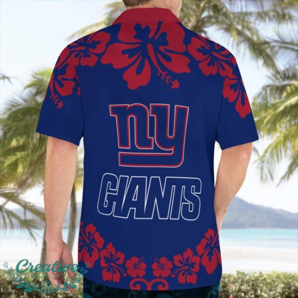 New York Giants Flower Cute Snoopy Smile Hawaiian Shirt Summer Gift Product Photo 4