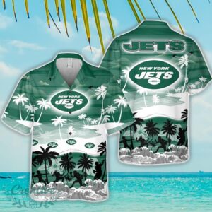 New York Jets Tropical Hawaiian Shirt Beach Funny Gift For Men And Women Product Photo 1