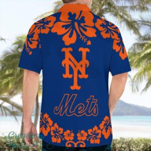 New York Mets Flower Cute Snoopy Smile Hawaiian Shirt Summer Gift Product Photo 3