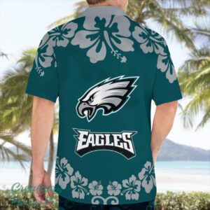 Philadelphia Eagles Flower Cute Snoopy Smile Hawaiian Shirt Summer Gift Product Photo 4