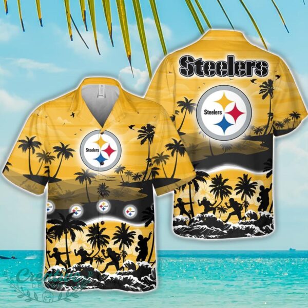 Pittsburgh Steelers Tropical Hawaiian Shirt Beach Funny Gift For Men And Women Product Photo 1