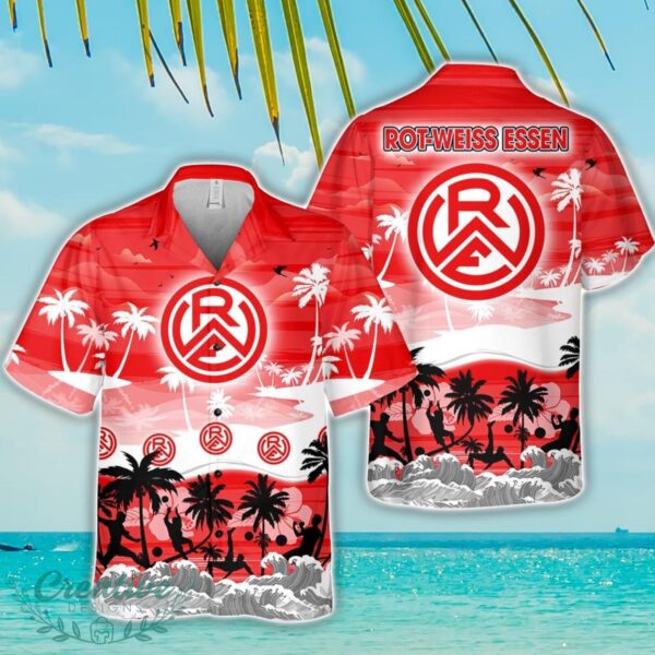 Rot-Weiss Essen e.V Tropical Hawaiian Shirt Beach Funny Gift For Men And Women Product Photo 1