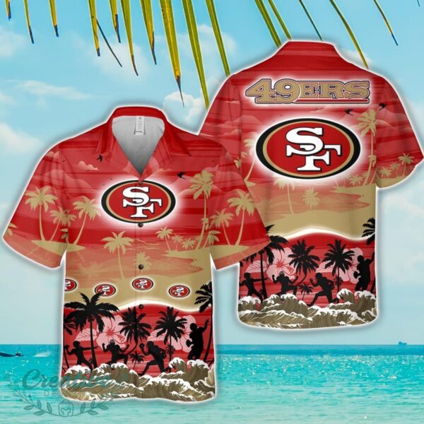 San Francisco 49ers Tropical Hawaiian Shirt Beach Funny Gift For Men And Women Product Photo 1