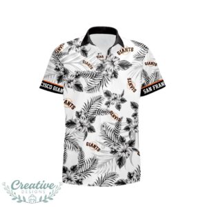 San Francisco Giants Tropical Floral Logo Hawaiian Shirt Product Photo 2