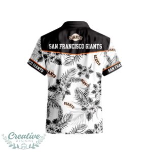 San Francisco Giants Tropical Floral Logo Hawaiian Shirt Product Photo 3