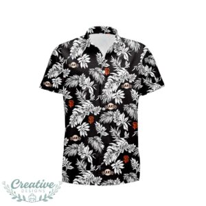 San Francisco Giants Tropical Leaf 3D Printed Aloha Hawaiian Shirt Product Photo 2