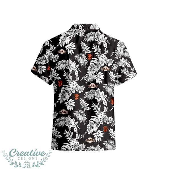 San Francisco Giants Tropical Leaf 3D Printed Aloha Hawaiian Shirt Product Photo 3