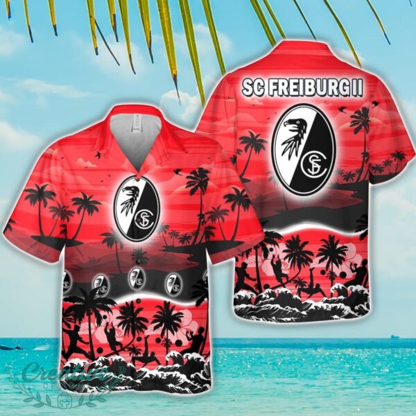 SC Freiburg II Tropical Hawaiian Shirt Beach Funny Gift For Men And Women Product Photo 1