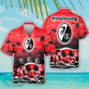 SC Freiburg Tropical Hawaiian Shirt Beach Funny Gift For Men And Women Product Photo 1