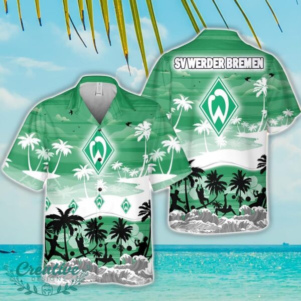 SV Werder Bremen Tropical Hawaiian Shirt Beach Funny Gift For Men And Women Product Photo 1