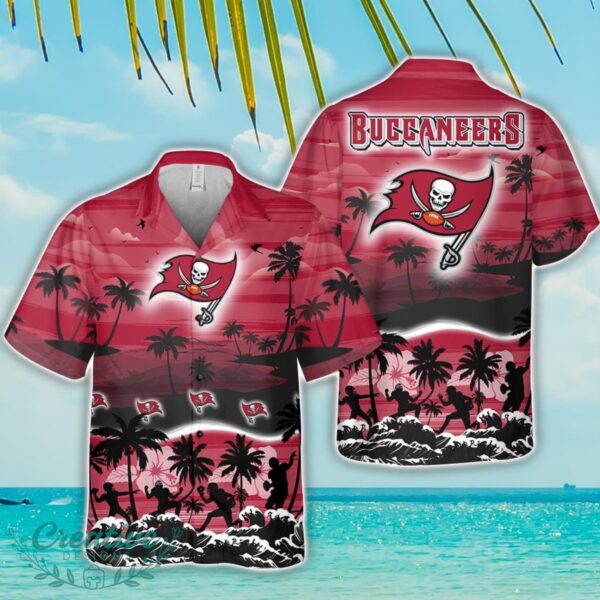 Tampa Bay Buccaneers Tropical Hawaiian Shirt Beach Funny Gift For Men And Women Product Photo 1