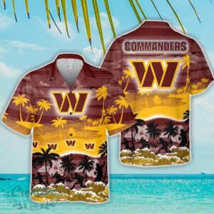 Washington Commanders Tropical Hawaiian Shirt Beach Funny Gift For Men And Women Product Photo 1