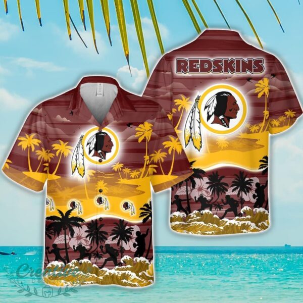 Washington Redskin Tropical Hawaiian Shirt Beach Funny Gift For Men And Women Product Photo 1