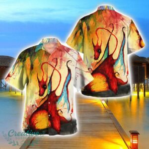 Charizard Halloween 3D Hawaii Shirt 3D Printing Beach Shirt For Men And Women Product Photo 1