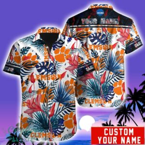 Clemson Tigers NCAA1 Team Aloha Hawaiian Shirt Custom Name For Fans Product Photo 1